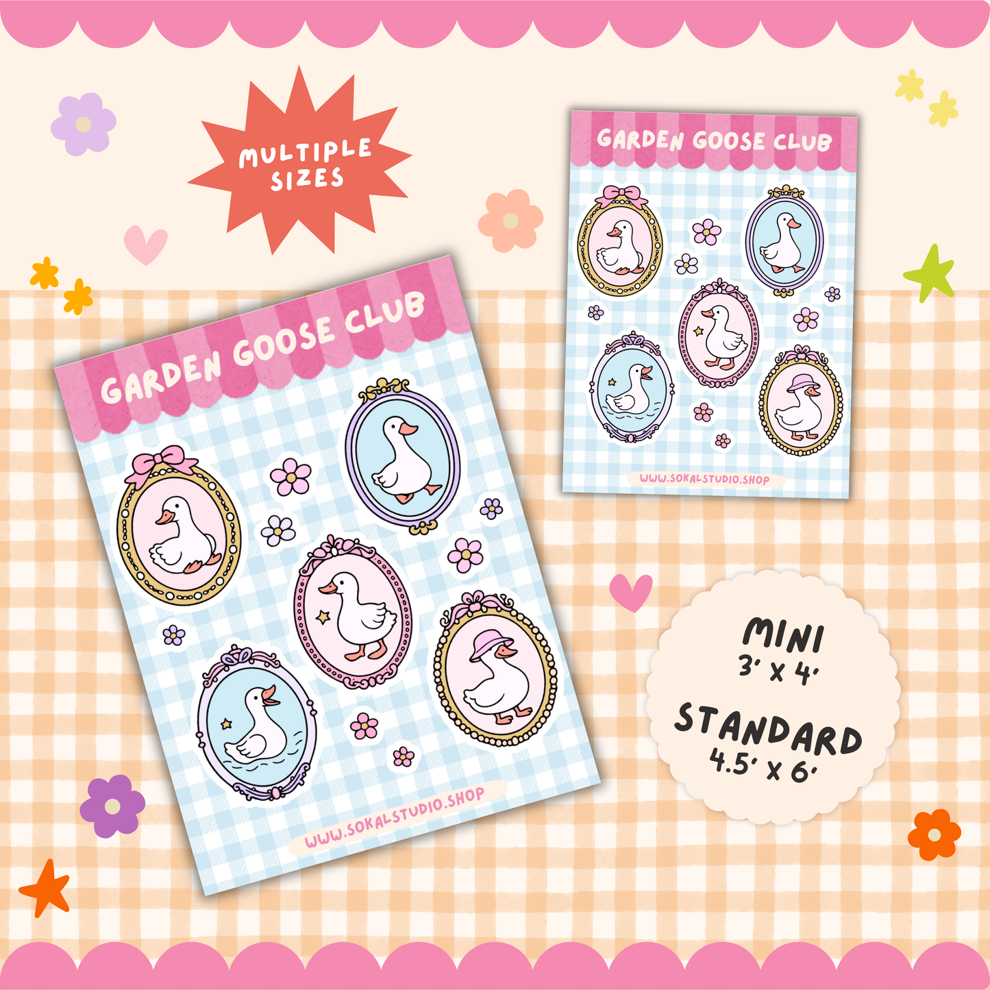 Garden Goose Club - Sticker Sheet