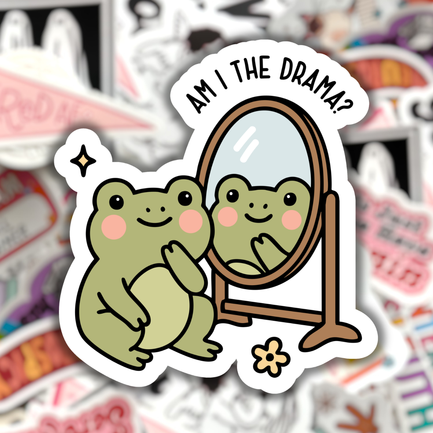 Am I the Drama Sticker