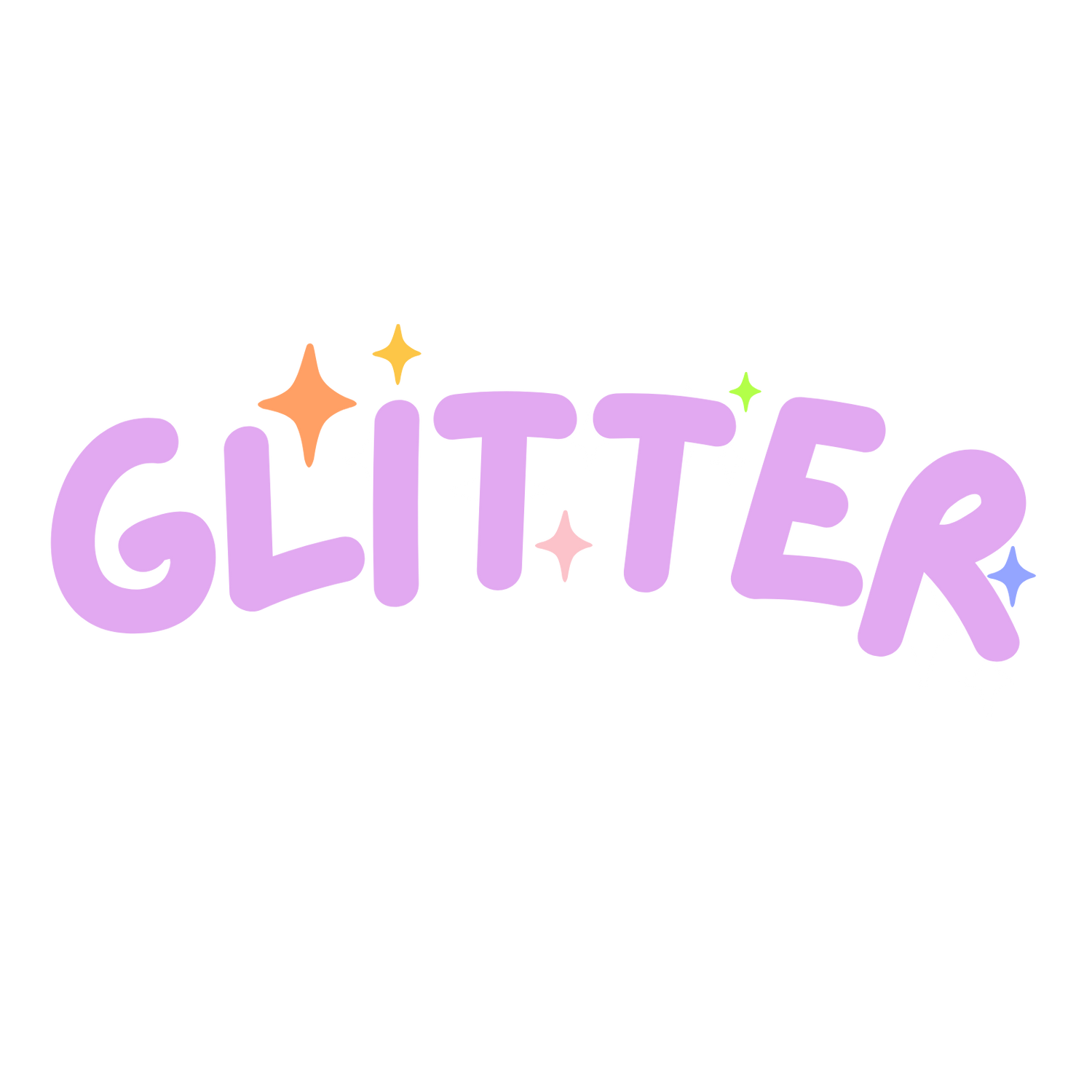 Glitter Stickers